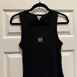 Loewe Black Sleeveless Tank Top